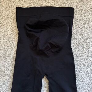 High-Waisted Black Maternity Leggings